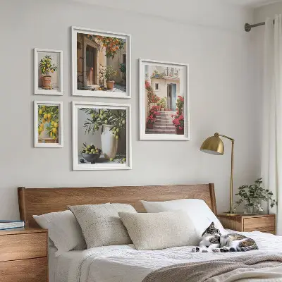 Gallery wall met sfeervolle citroenillustraties