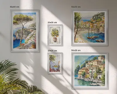 Gallery wall Stijlvolle kustplaatsen