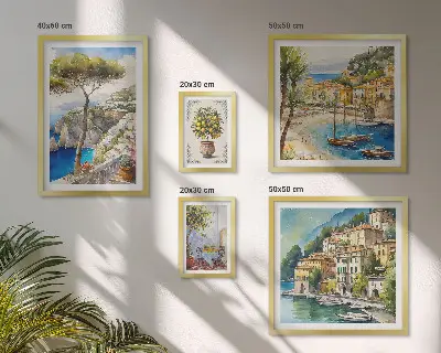 Gallery wall Stijlvolle kustplaatsen