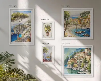 Gallery wall Stijlvolle kustplaatsen