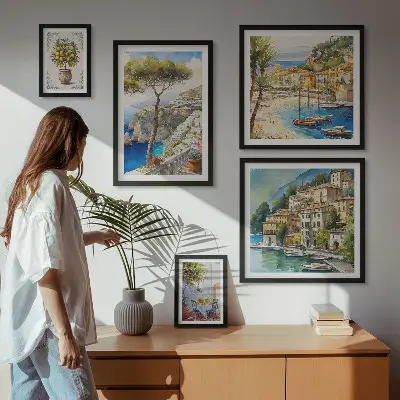 Gallery wall Stijlvolle kustplaatsen