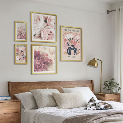 Wanddecoratie compositie Bloemen in boho-stijl