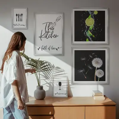 Wanddecoratie compositie Keukeninspiratie met liefde