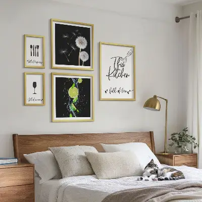 Wanddecoratie compositie Keukeninspiratie met liefde