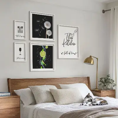 Wanddecoratie compositie Keukeninspiratie met liefde