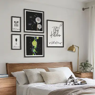 Wanddecoratie compositie Keukeninspiratie met liefde