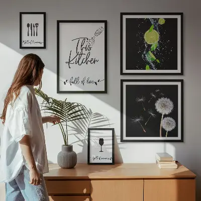 Wanddecoratie compositie Keukeninspiratie met liefde