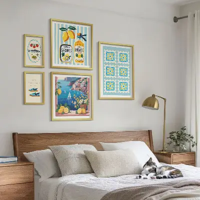 Gallery wall Italiaanse keuken in smaakstijl