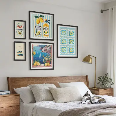 Gallery wall Italiaanse keuken in smaakstijl
