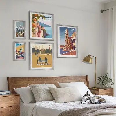Gallery wall Landschappen van Europese steden