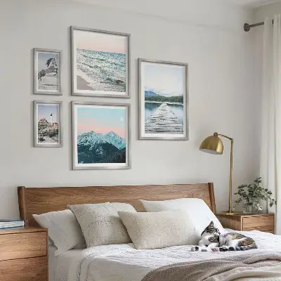 Gallery wall met natuurlandschappen