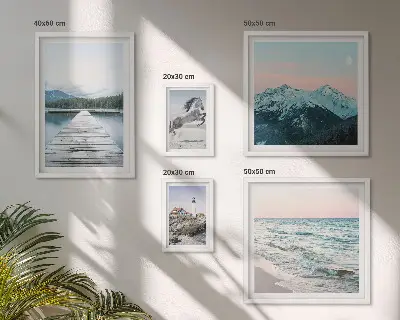 Gallery wall met natuurlandschappen