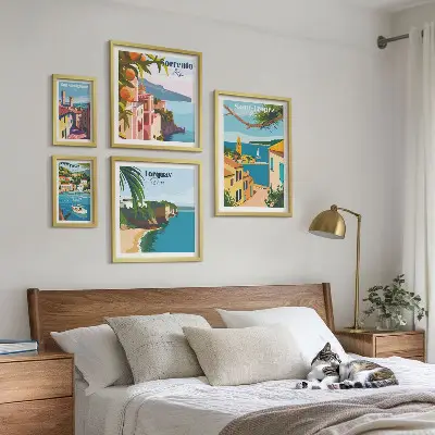 Gallery wall Landschappen van Europese steden