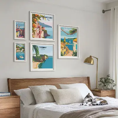 Gallery wall Landschappen van Europese steden