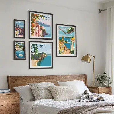 Gallery wall Landschappen van Europese steden