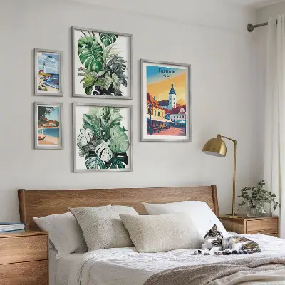 Gallery wall Flora van Poolse kuststeden