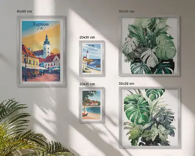 Gallery wall Flora van Poolse kuststeden