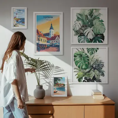 Gallery wall Flora van Poolse kuststeden