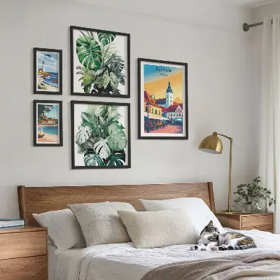 Gallery wall Flora van Poolse kuststeden