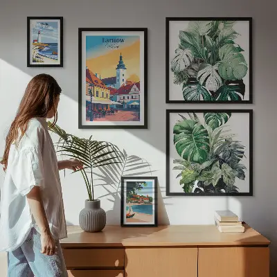 Gallery wall Flora van Poolse kuststeden