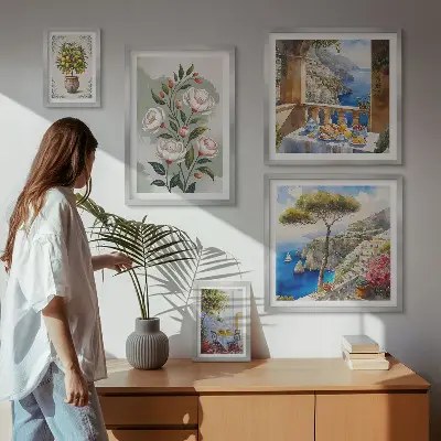 Gallery wall Schilderachtige bloemenpracht