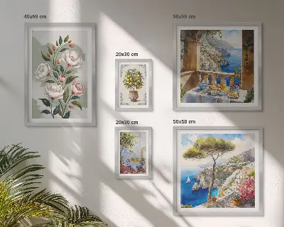 Gallery wall Schilderachtige bloemenpracht