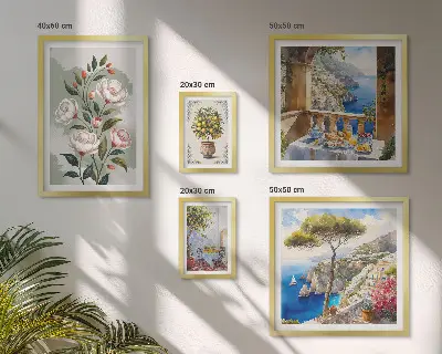 Gallery wall Schilderachtige bloemenpracht