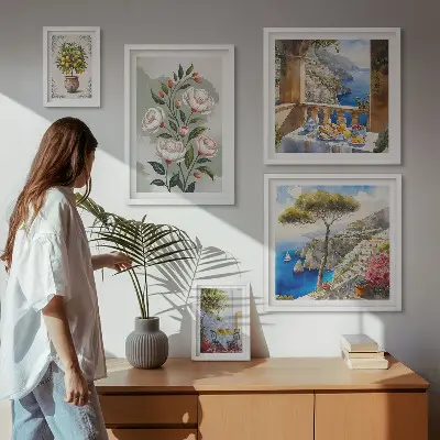 Gallery wall Schilderachtige bloemenpracht