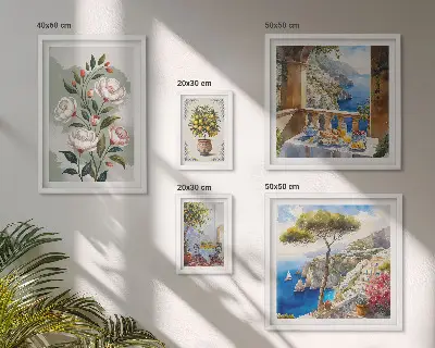 Gallery wall Schilderachtige bloemenpracht