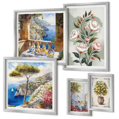 Gallery wall Schilderachtige bloemenpracht