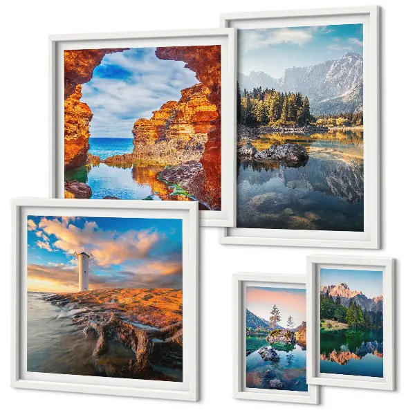 Gallery wall Uitzicht op het natuurlijke bergwater
