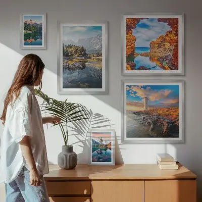 Gallery wall Uitzicht op het natuurlijke bergwater
