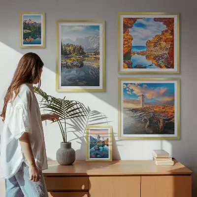 Gallery wall Uitzicht op het natuurlijke bergwater