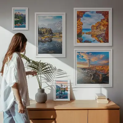 Gallery wall Uitzicht op het natuurlijke bergwater