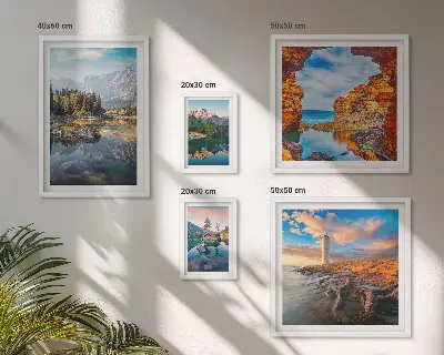 Gallery wall Uitzicht op het natuurlijke bergwater
