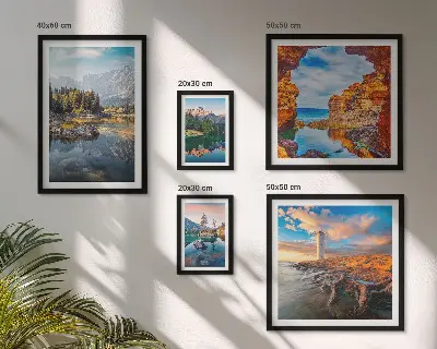 Gallery wall Uitzicht op het natuurlijke bergwater