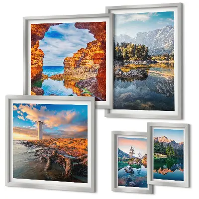 Gallery wall Uitzicht op het natuurlijke bergwater