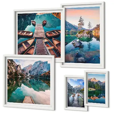 Gallery wall pittoreske bergmeren