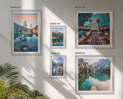 Gallery wall pittoreske bergmeren