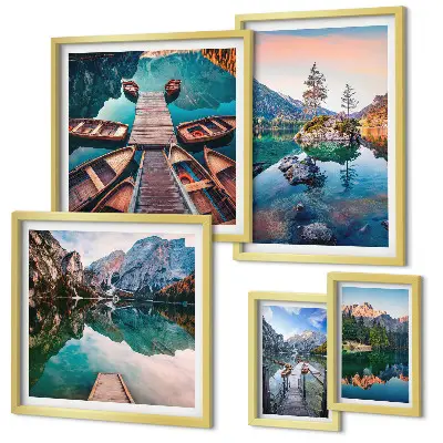 Gallery wall pittoreske bergmeren