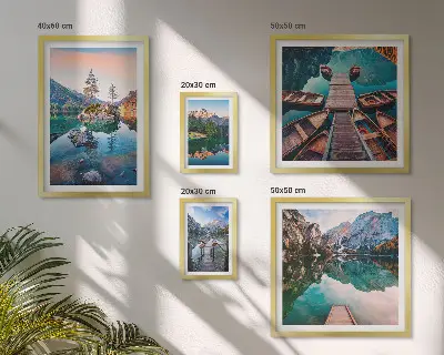 Gallery wall pittoreske bergmeren
