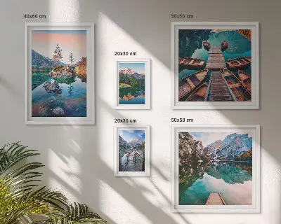 Gallery wall pittoreske bergmeren