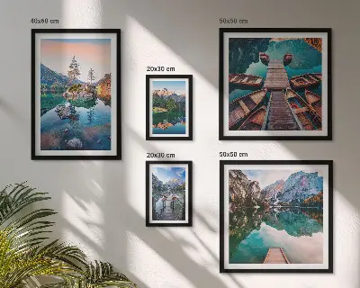 Gallery wall pittoreske bergmeren