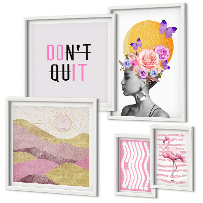 Gallery wall Bloemeninspiratie in boho-stijl