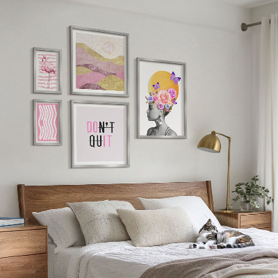 Gallery wall Bloemeninspiratie in boho-stijl