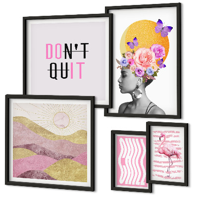 Gallery wall Bloemeninspiratie in boho-stijl