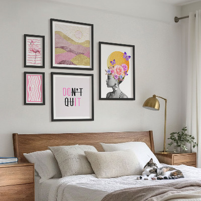 Gallery wall Bloemeninspiratie in boho-stijl