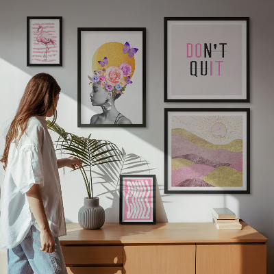 Gallery wall Bloemeninspiratie in boho-stijl