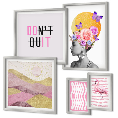 Gallery wall Bloemeninspiratie in boho-stijl