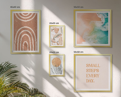 Moderne schilderijen set Stijlvolle plantendecoraties